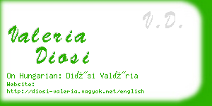 valeria diosi business card